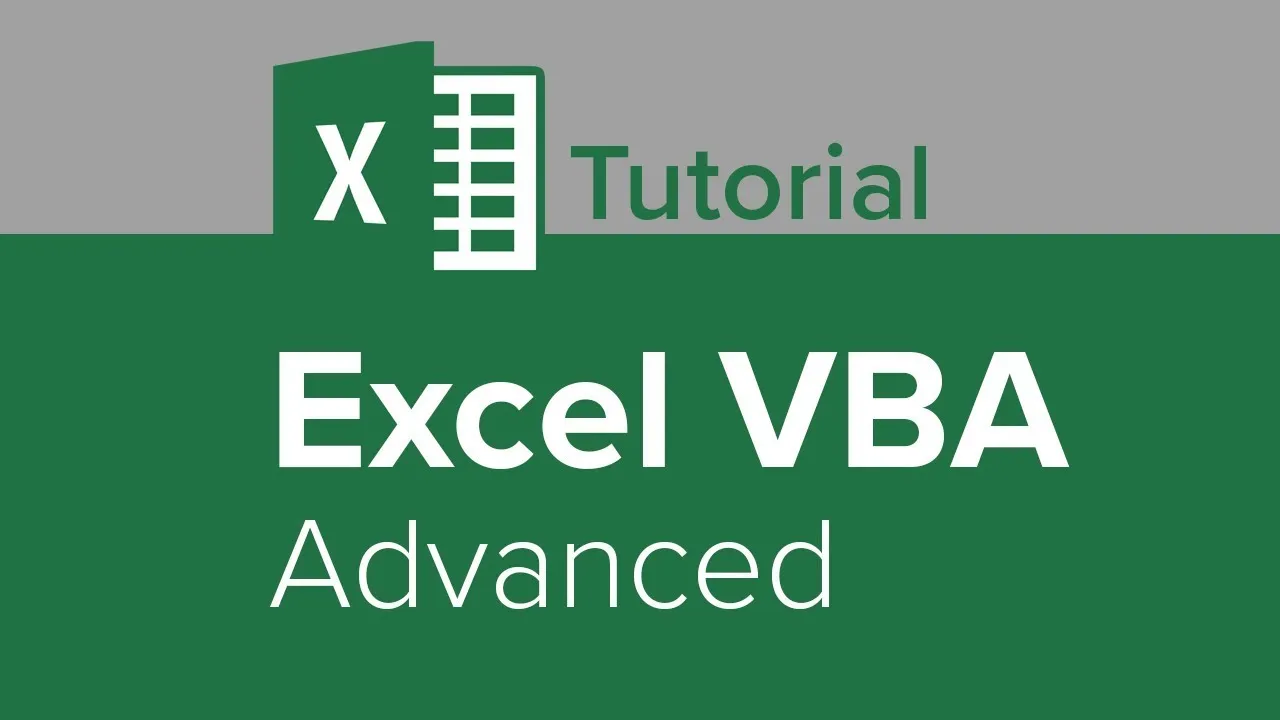 Advanced Excel VBA